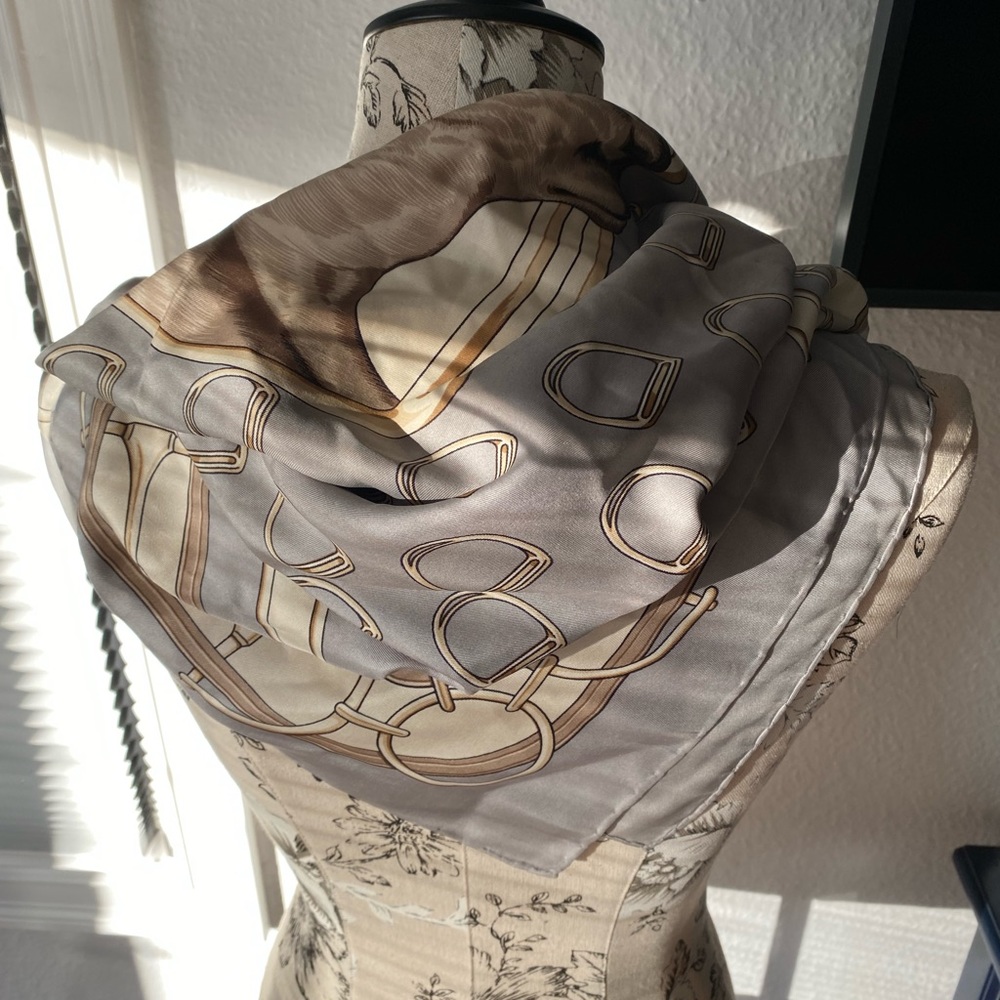 Vintage CELINE silk scarf